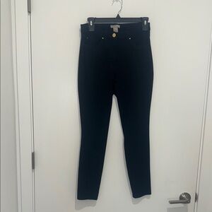 H&M Black High-Rise Skinny Jeans 4